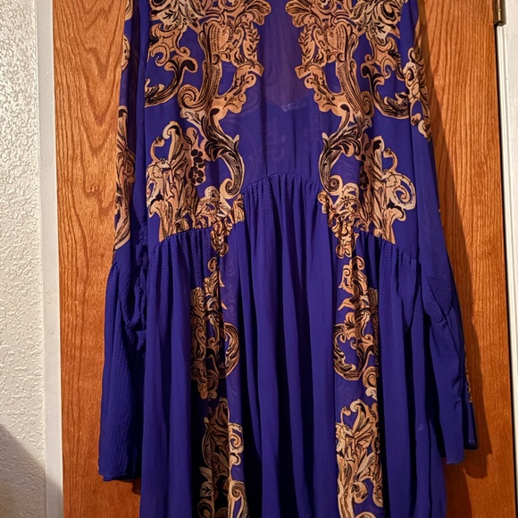 Free People Bell Sleeve Swing Dress - Picture 4 of 5